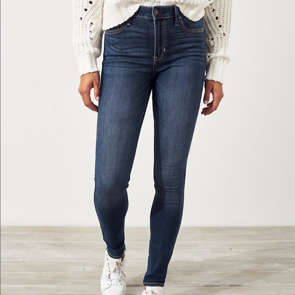 Hollister High rise waisted Super Skinny Jeans